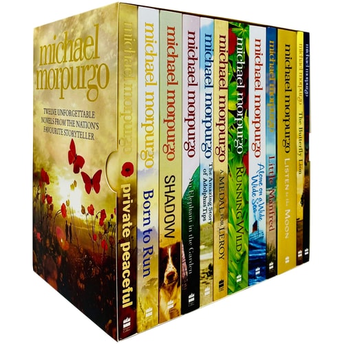 Michael Morpurgo Collection 12 Books Box Set (Farm boy, Born to Run, Shadow, An Elephant in the Garden, The Amazing Story of Adolphus Tips... cover
