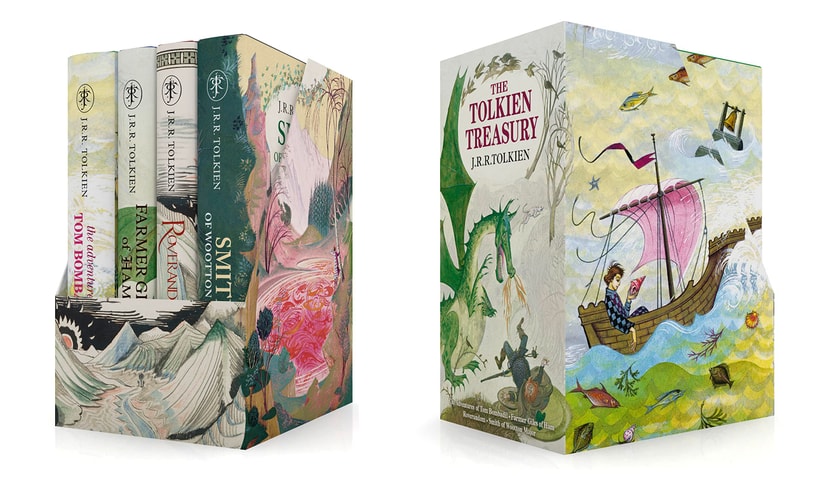 The Tolkien Treasury Roverandom, Farmer Giles of Ham, the Adventures of Tom Bombadil, Smith of Wootton Major cover