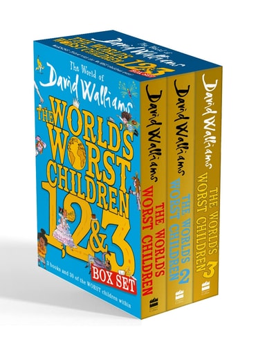 The World of David Walliams The World's Worst Children 1, 2 & 3 Box Set cover
