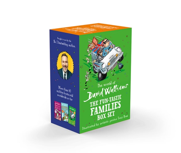 The World of David Walliams Fun-tastic Families Box Set cover
