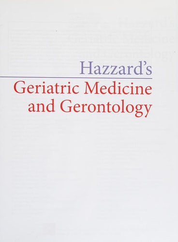 Hazzard's Geriatric Medicine and Gerontology, Seventh Edition cover