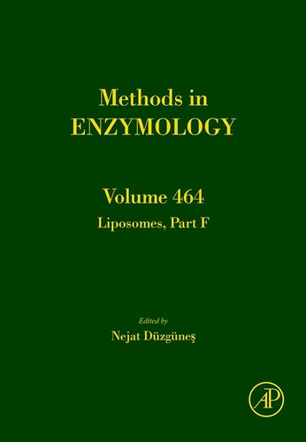 Liposomes, Part F (Volume 464) (Methods in Enzymology, Volume 464) cover