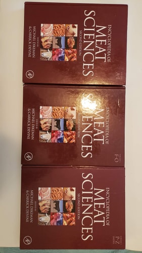Encyclopedia of Meat Sciences: 3-volume set cover
