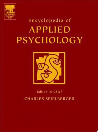 Encyclopedia of Applied Psychology, Three-Volume Set cover