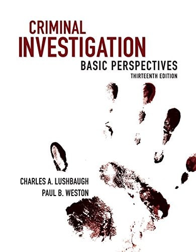 Criminal Investigation Basic Perspectives cover