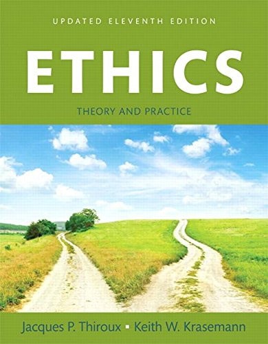 Ethics Theory and Practice, Books a la Carte cover