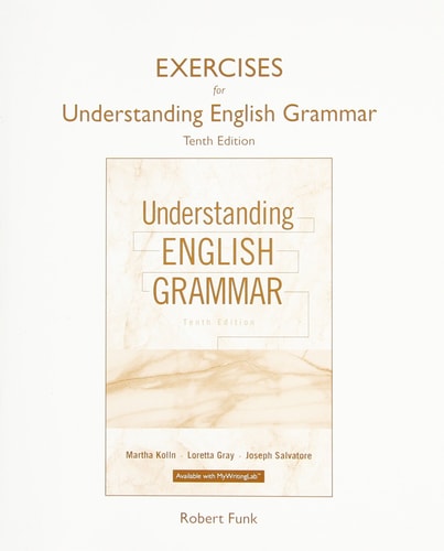Exercise Book for Understanding English Grammar cover