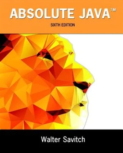 Absolute Java cover