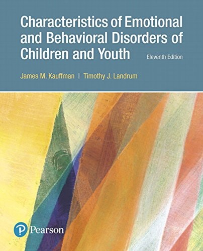 Characteristics of Emotional and Behavioral Disorders of Children and Youth cover