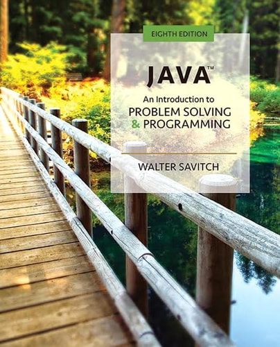 Java An Introduction to Problem Solving & Programming cover