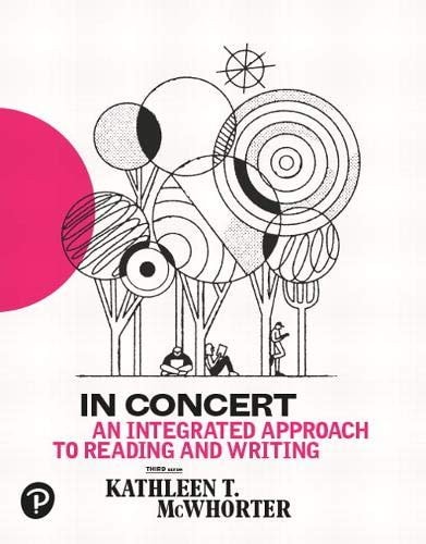 In Concert An Integrated Approach to Reading and Writing cover