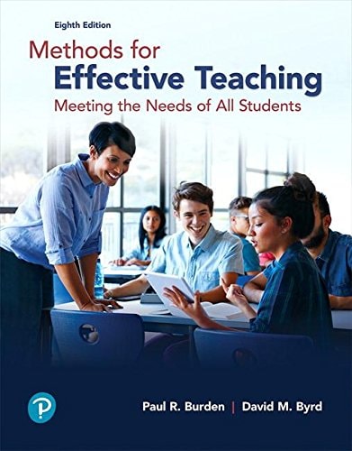 Methods for Effective Teaching Meeting the Needs of All Students cover