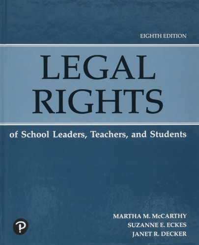 Legal Rights of School Leaders, Teachers, and Students cover