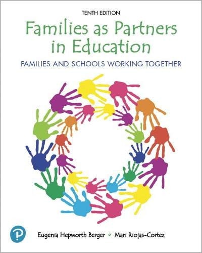 Families as Partners in Education Families and Schools Working Together cover