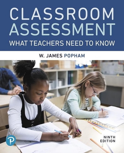 Classroom Assessment What Teachers Need to Know cover