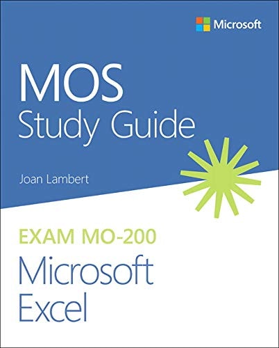MOS Study Guide for Microsoft Excel Exam MO-200 cover