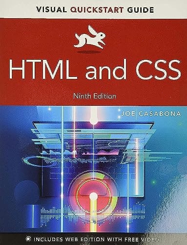 HTML and CSS Visual QuickStart Guide cover