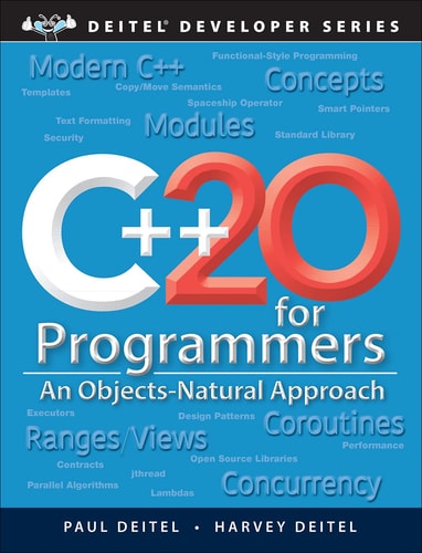 C++20 for Programmers An Objects-Natural Approach cover
