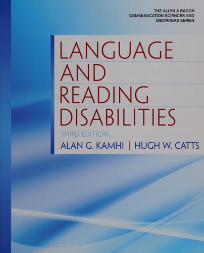Language and Reading Disabilities cover