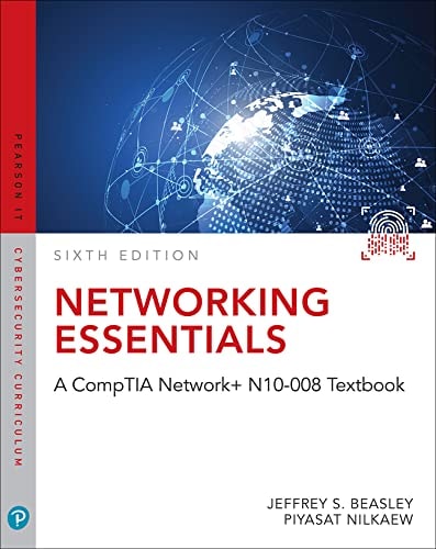 Networking Essentials A Comptia Network+ N10-008 Textbook cover