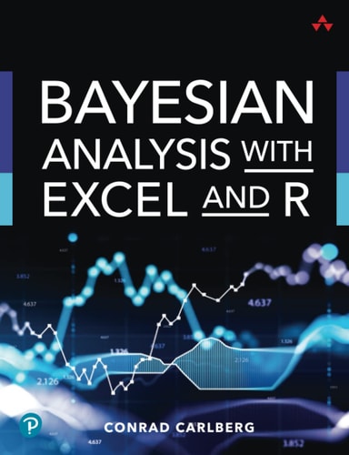 Bayesian Analysis with Excel and R cover