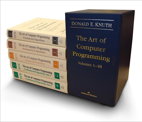 Art of Computer Programming, The, Volumes 1-4B, Boxed Set (Art of Computer Programming, 1-4) cover