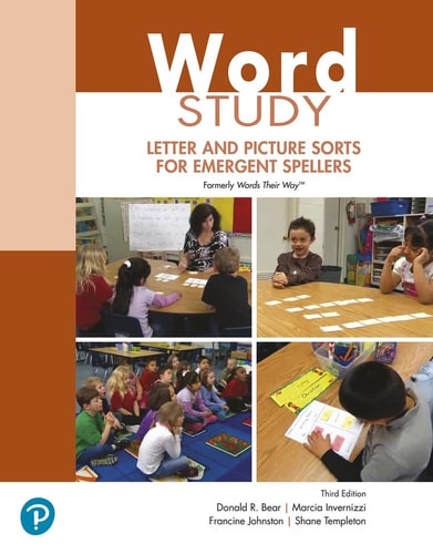Word Study Letter and Picture Sorts for Emergent Spellers cover