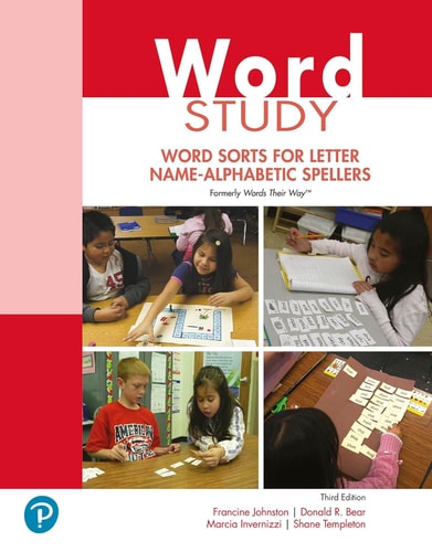 Word Study Word Sorts for Letter Name-Alphabetic Spellers cover
