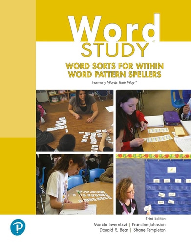 Word Study Word Sorts for Within Word Pattern Spellers cover