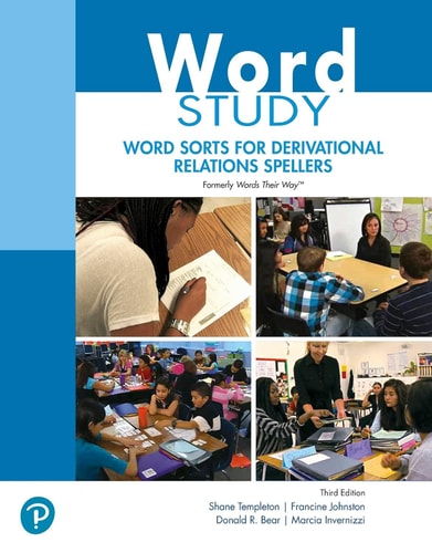Word Study Word Sorts for Derivational Relations Spellers cover