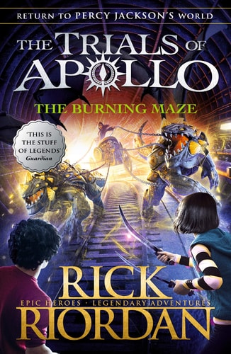 The Burning Maze (the Trials of Apollo Book 3) cover