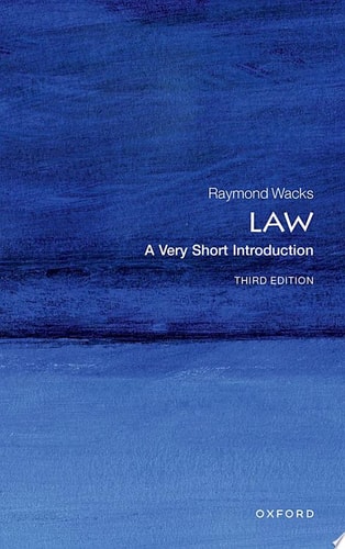 Law A Very Short Introduction cover
