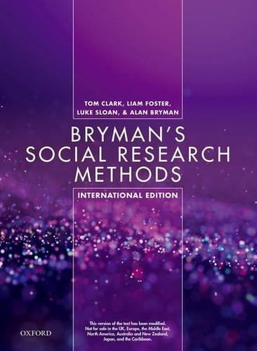 Bryman's Social Research Methods cover