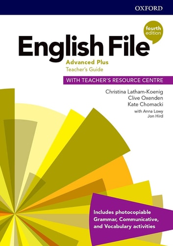 English File 4th Edition Advance Plus Teacher's Guide with Teacher's Resource Centre cover