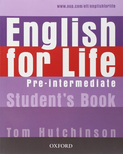 English for Life: Pre-intermediate: Student's Book General English four-skills course for adults cover