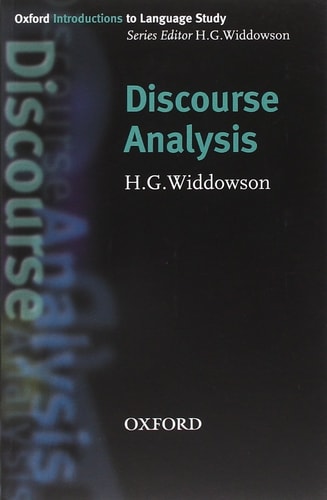 Discourse Analysis (Oxford Introduction to Language Study Series) cover