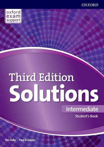 Solutions Intermediate. Student's book : [with online practice] cover