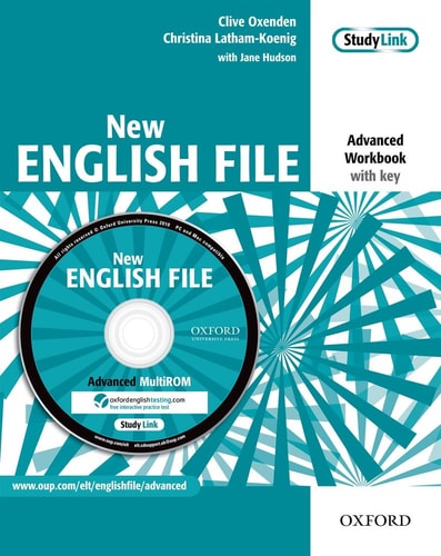 New English File Advanced Workbook with key cover