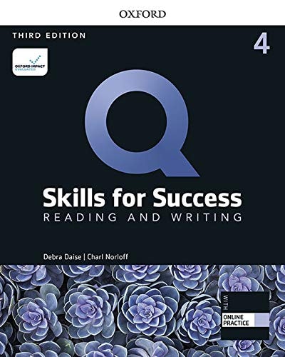 Q Skills for Success Reading and Writing, 4th Level 3rd Edition Student book and IQ Online Access cover