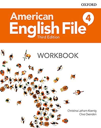 American English File Level 4 Workbook cover