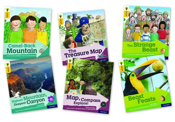Oxford Reading Tree Explore with Biff, Chip and Kipper Level 5. Mixed Pack of 6 cover