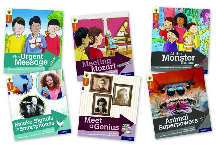 Oxford Reading Tree Explore with Biff, Chip and Kipper Level 8. Mixed Pack of 6 cover