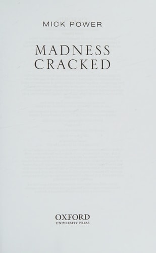 Madness Cracked cover