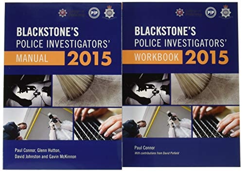 Blackstone's Police Investigators' Manual and Workbook 2015 cover