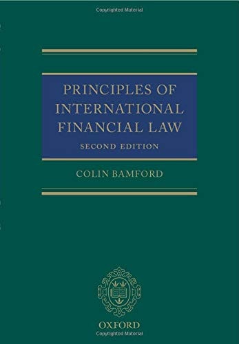 Principles of International Financial Law cover