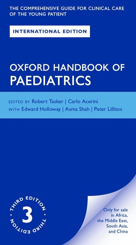 OXFORD HANDBOOK OF PAEDIATRICS XE, 3E cover