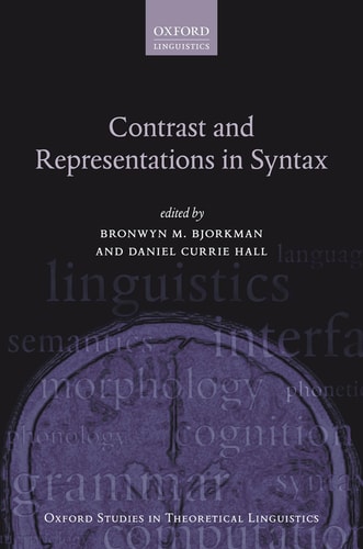 Contrast and Representations in Syntax cover