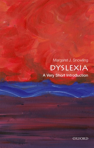 Dyslexia A Very Short Introduction cover