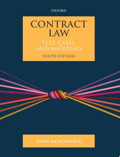 Contract Law Text, Cases, and Materials cover