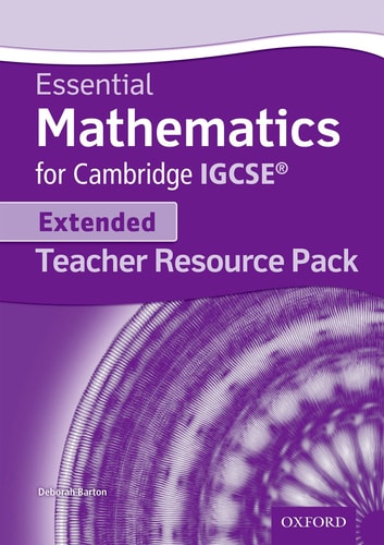 Essential Maths for IGCSERG Extended: Teacher Resource Pack cover